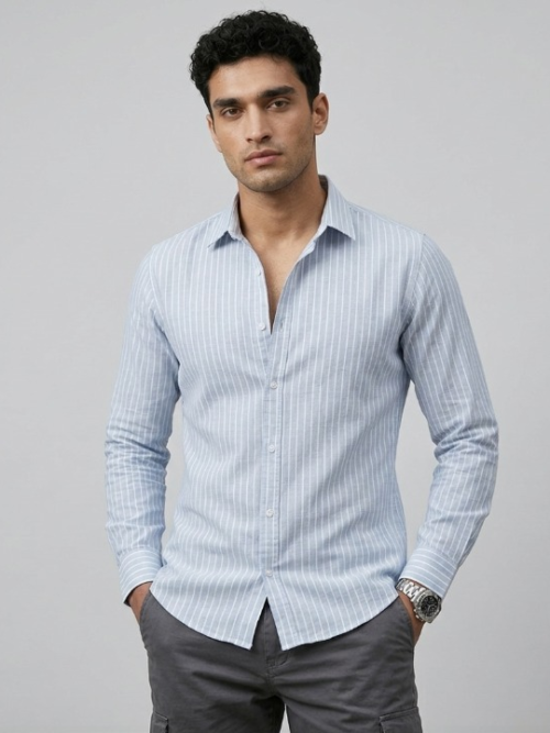 Classic Stripe Casual Shirt