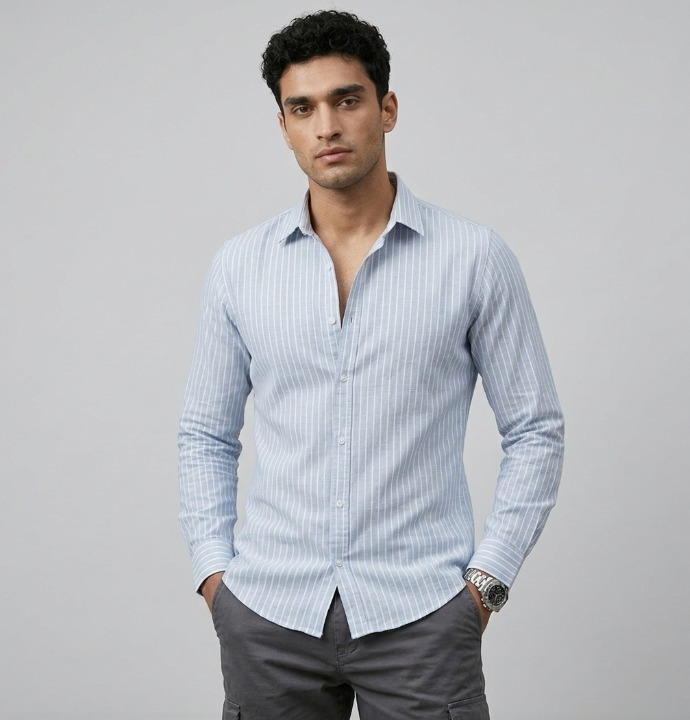 Classic Stripe Casual Shirt