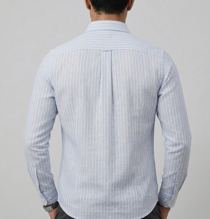 Classic Stripe Casual Shirt - Image 3